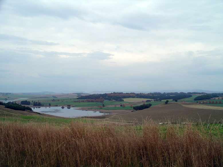 los paisajes en la subida a Johanesburgo